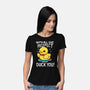 Duck You-Womens-Basic-Tee-Vallina84