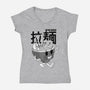 Retro Ramen-Womens-V-Neck-Tee-Tri haryadi