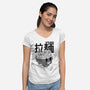 Retro Ramen-Womens-V-Neck-Tee-Tri haryadi