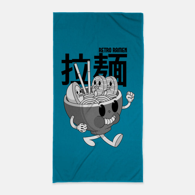 Retro Ramen-None-Beach-Towel-Tri haryadi