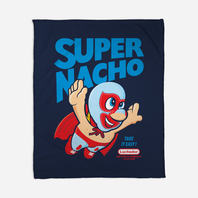 Super Nacho-None-Fleece-Blanket-arace