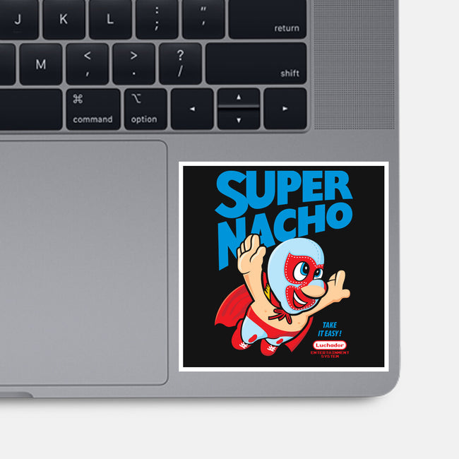 Super Nacho-None-Glossy-Sticker-arace