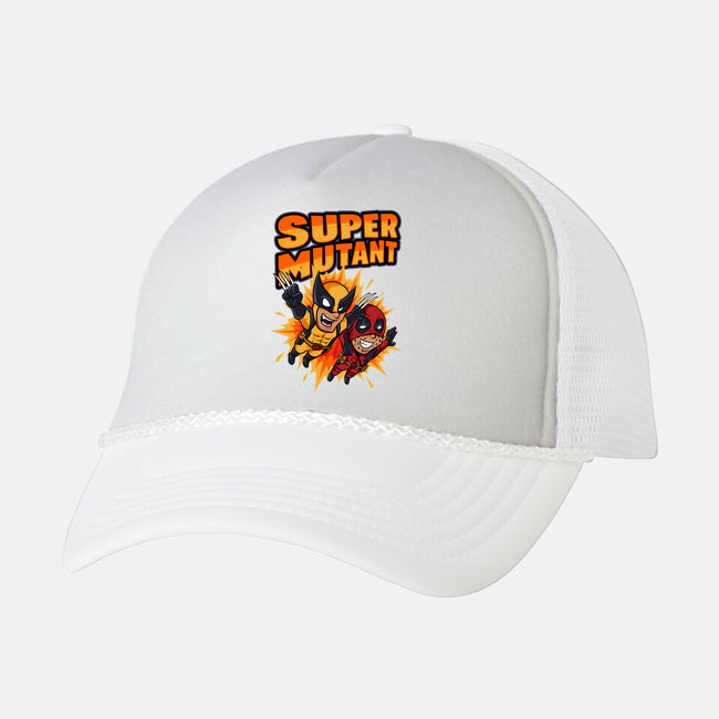 Super Mutant-Unisex-Trucker-Hat-spoilerinc