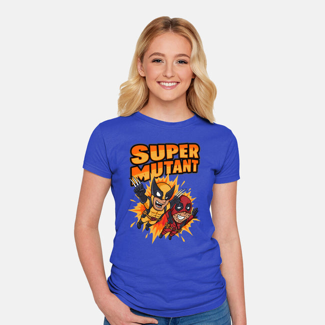 Super Mutant-Womens-Fitted-Tee-spoilerinc