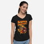 Super Mutant-Womens-V-Neck-Tee-spoilerinc