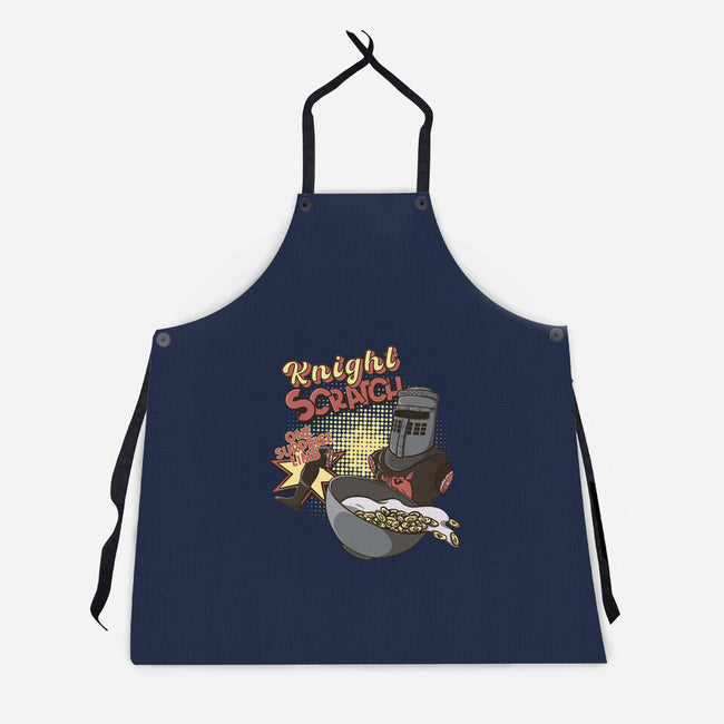 Knight Scratch Cereal-Unisex-Kitchen-Apron-Claudia