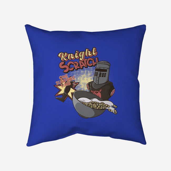 Knight Scratch Cereal-None-Removable Cover-Throw Pillow-Claudia