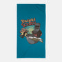 Knight Scratch Cereal-None-Beach-Towel-Claudia
