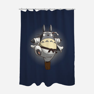 The Crane Kick-None-Polyester-Shower Curtain-maped