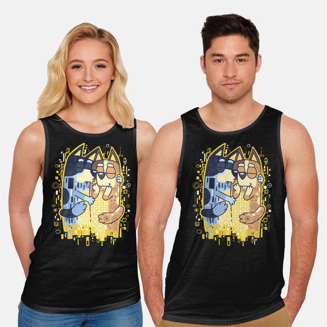 The Heelers Kiss-Unisex-Basic-Tank-Olipop