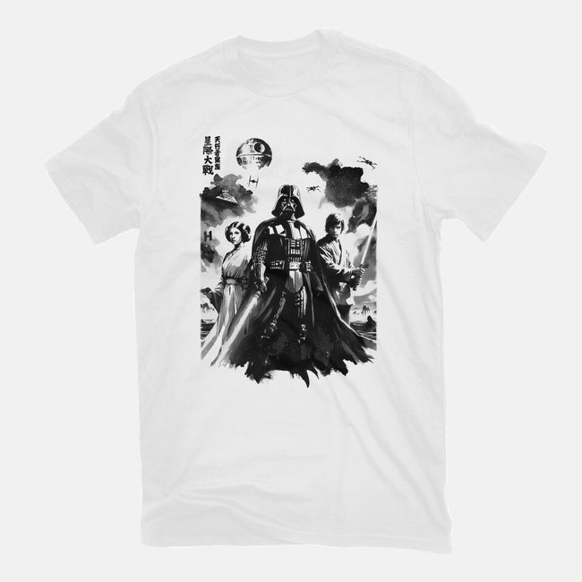 Skywalkers Sumi-e-Unisex-Basic-Tee-DrMonekers