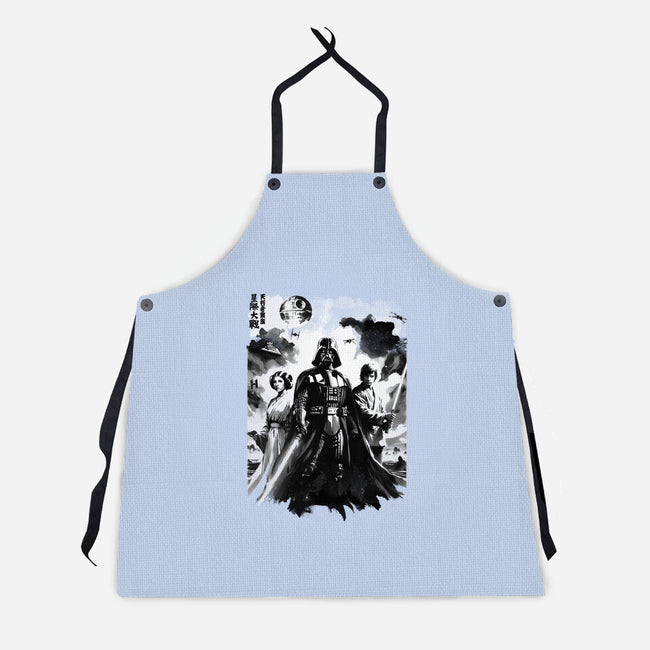 Skywalkers Sumi-e-Unisex-Kitchen-Apron-DrMonekers