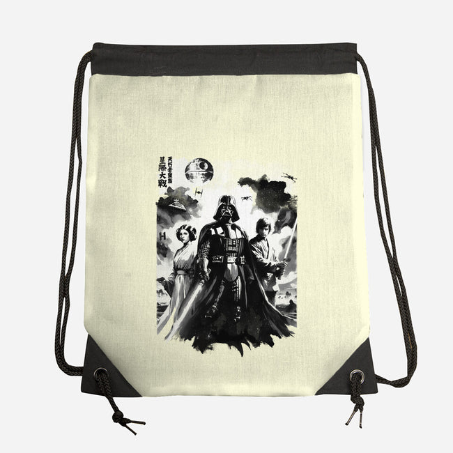 Skywalkers Sumi-e-None-Drawstring-Bag-DrMonekers