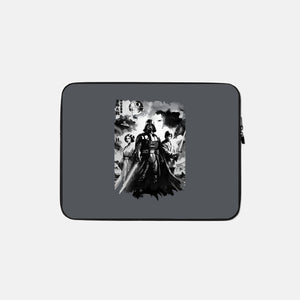 Skywalkers Sumi-e-None-Zippered-Laptop Sleeve-DrMonekers