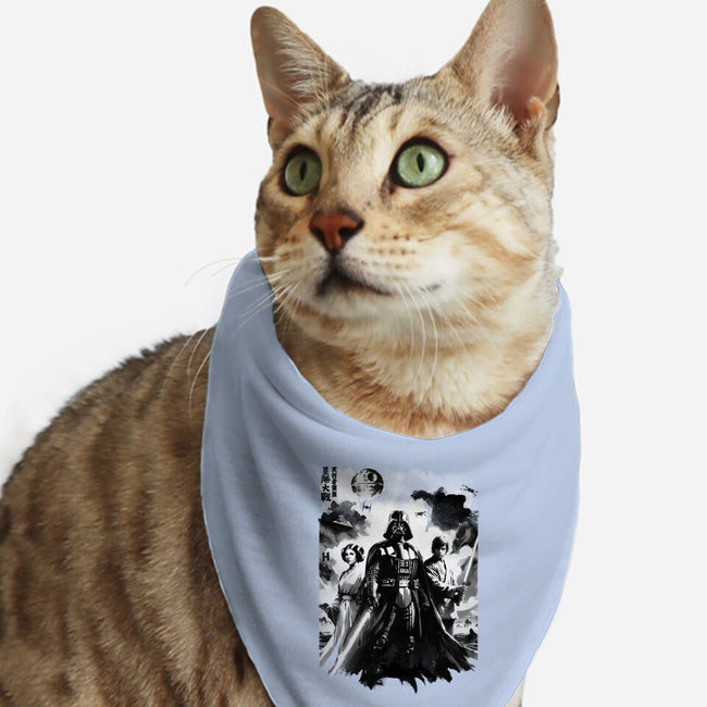 Skywalkers Sumi-e-Cat-Bandana-Pet Collar-DrMonekers