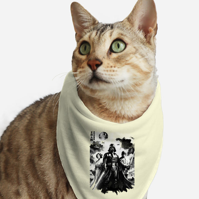 Skywalkers Sumi-e-Cat-Bandana-Pet Collar-DrMonekers