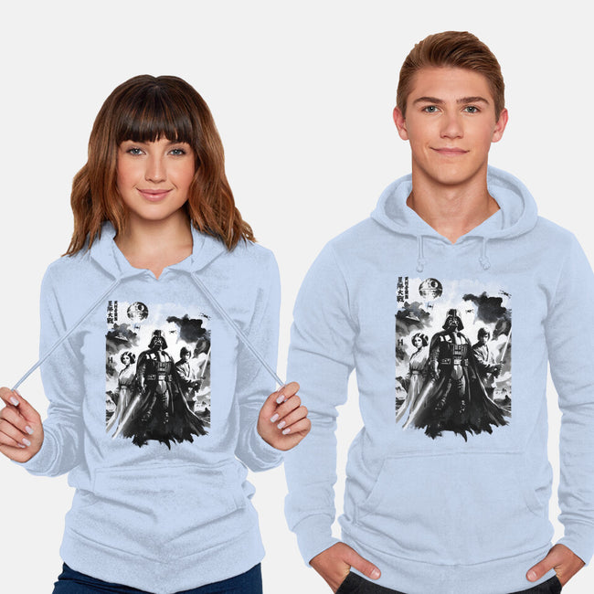 Skywalkers Sumi-e-Unisex-Pullover-Sweatshirt-DrMonekers