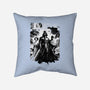 Skywalkers Sumi-e-None-Non-Removable Cover w Insert-Throw Pillow-DrMonekers