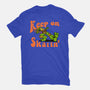 Keep On Skating-Womens-Fitted-Tee-joerawks