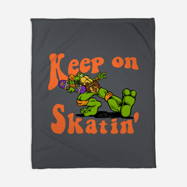 Keep On Skating-None-Fleece-Blanket-joerawks