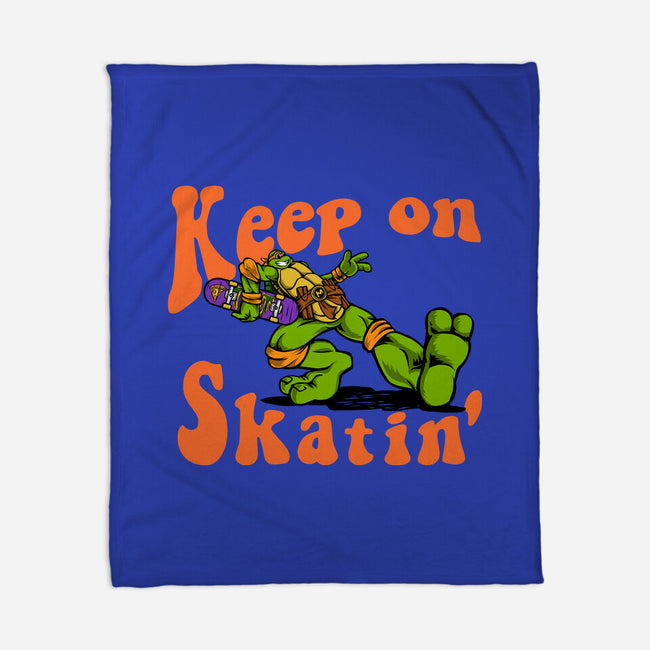 Keep On Skating-None-Fleece-Blanket-joerawks