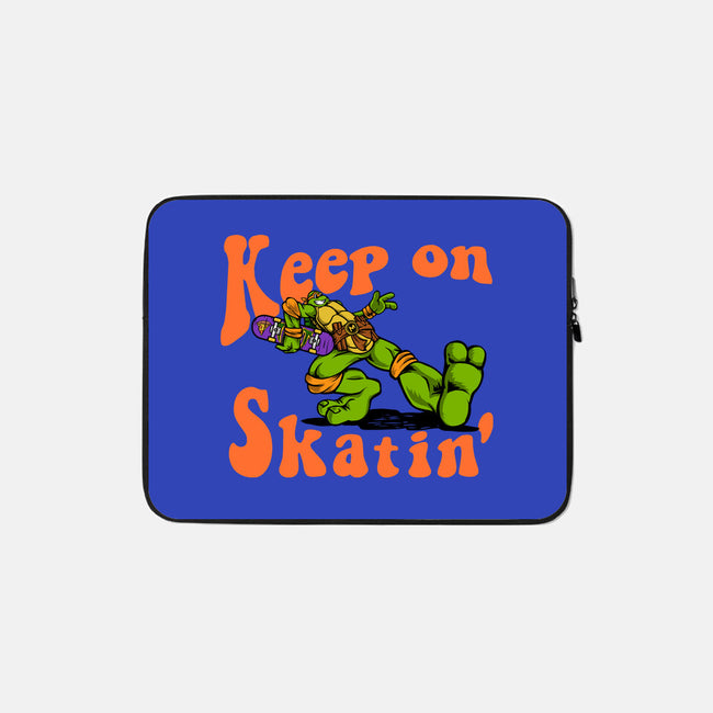 Keep On Skating-None-Zippered-Laptop Sleeve-joerawks
