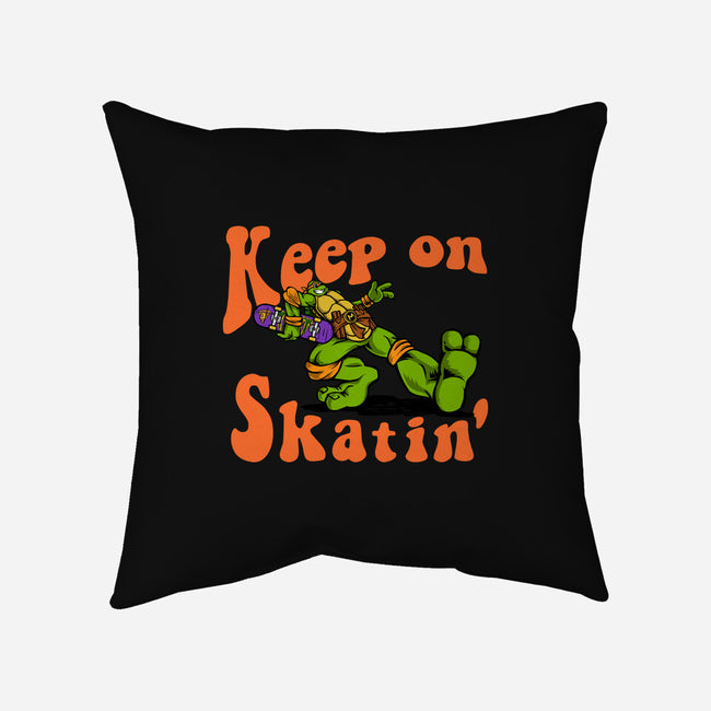 Keep On Skating-None-Non-Removable Cover w Insert-Throw Pillow-joerawks