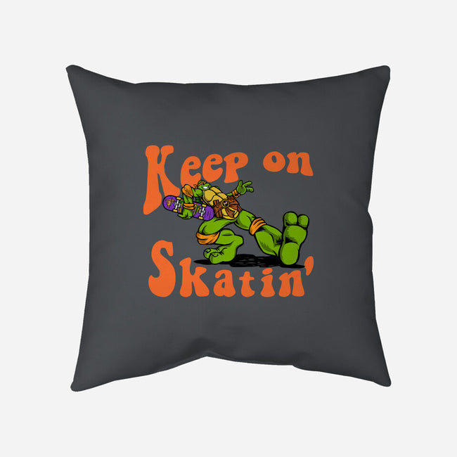 Keep On Skating-None-Non-Removable Cover w Insert-Throw Pillow-joerawks