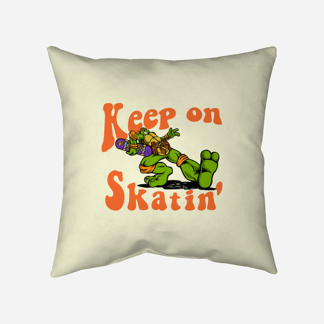 Keep On Skating-None-Non-Removable Cover w Insert-Throw Pillow-joerawks