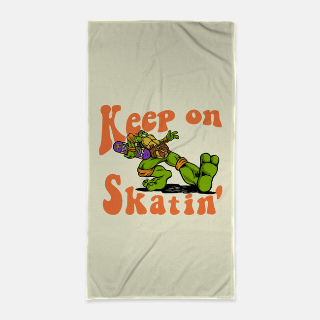 Keep On Skating-None-Beach-Towel-joerawks