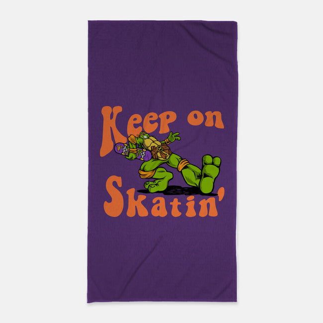 Keep On Skating-None-Beach-Towel-joerawks