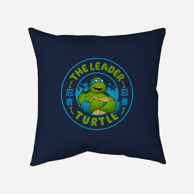 The Leader Turtle-None-Removable Cover-Throw Pillow-Tri haryadi