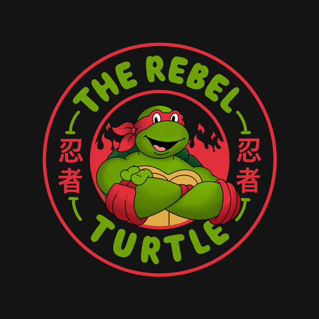 The Rebel Turtle-None-Removable Cover-Throw Pillow-Tri haryadi