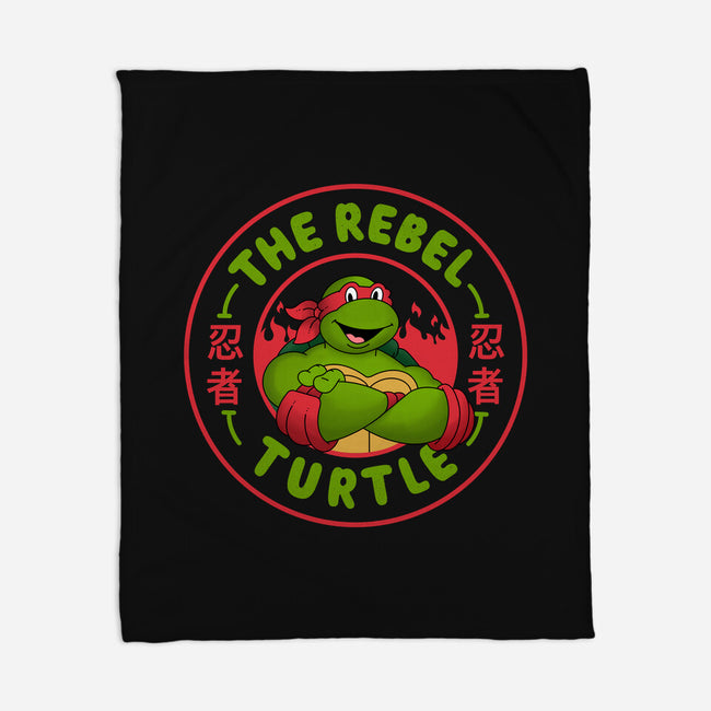 The Rebel Turtle-None-Fleece-Blanket-Tri haryadi