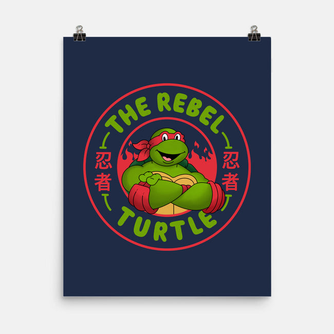 The Rebel Turtle-None-Matte-Poster-Tri haryadi