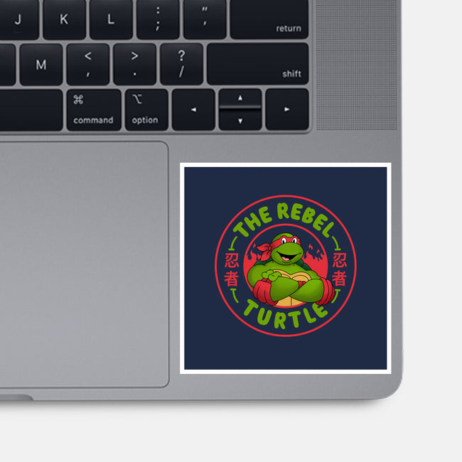 The Rebel Turtle-None-Glossy-Sticker-Tri haryadi