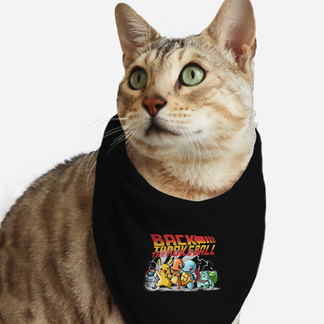 Back To The Pokeball-Cat-Bandana-Pet Collar-zascanauta