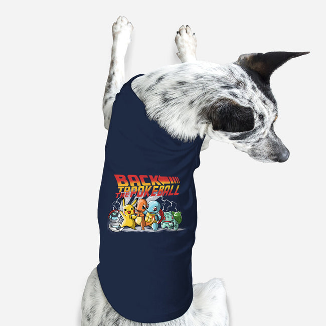 Back To The Pokeball-Dog-Basic-Pet Tank-zascanauta