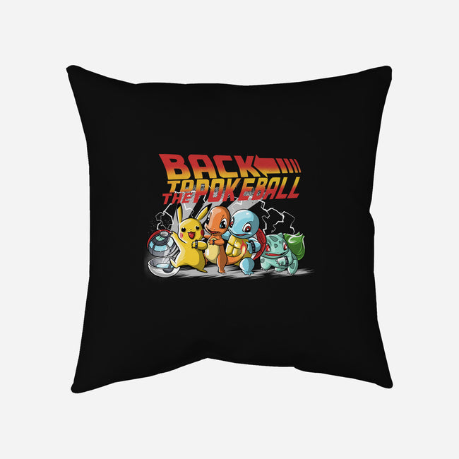 Back To The Pokeball-None-Non-Removable Cover w Insert-Throw Pillow-zascanauta