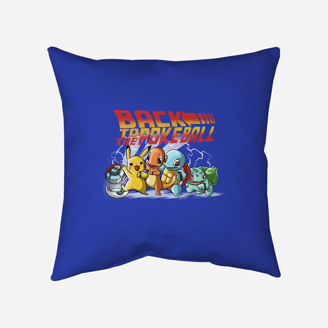 Back To The Pokeball-None-Non-Removable Cover w Insert-Throw Pillow-zascanauta