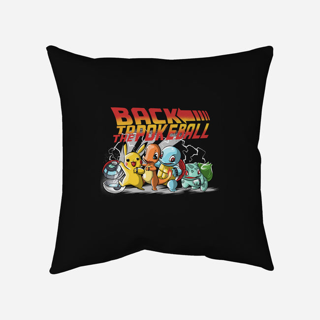 Back To The Pokeball-None-Removable Cover w Insert-Throw Pillow-zascanauta