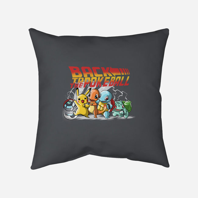 Back To The Pokeball-None-Removable Cover w Insert-Throw Pillow-zascanauta