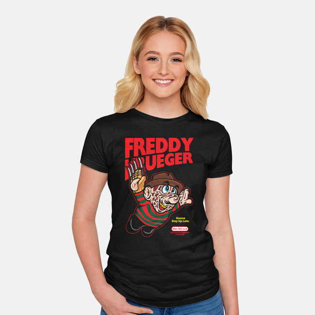 Super Freddy-Womens-Fitted-Tee-arace