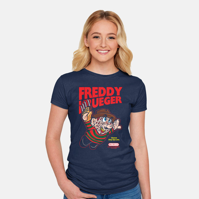 Super Freddy-Womens-Fitted-Tee-arace