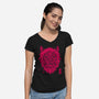 Wolf Clan-Womens-V-Neck-Tee-teesgeex