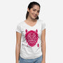 Wolf Clan-Womens-V-Neck-Tee-teesgeex