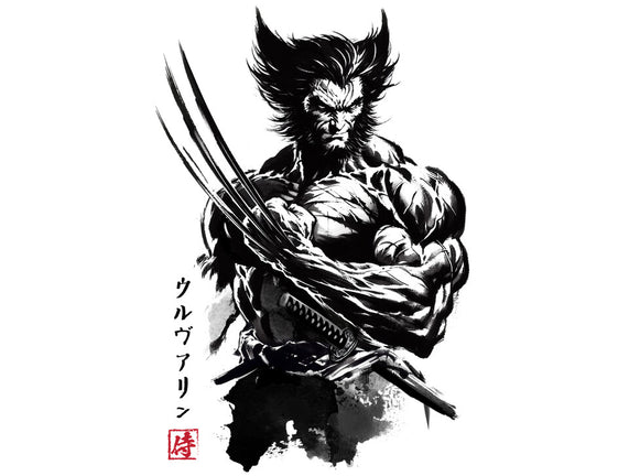 Mutant Samurai Sumi-e