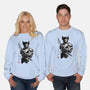 Mutant Samurai Sumi-e-Unisex-Crew Neck-Sweatshirt-DrMonekers