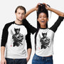 Mutant Samurai Sumi-e-Unisex-Baseball-Tee-DrMonekers