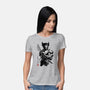 Mutant Samurai Sumi-e-Womens-Basic-Tee-DrMonekers